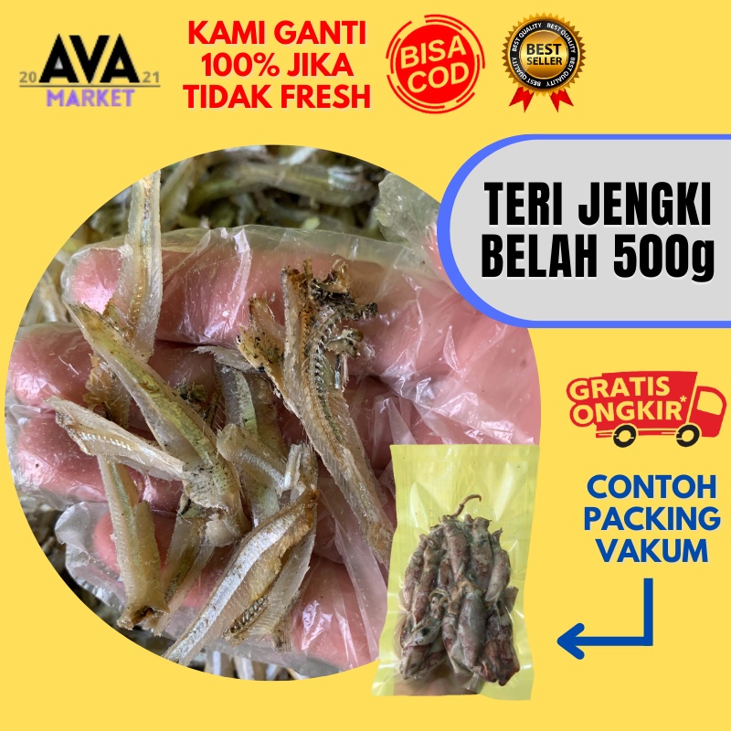 

Teri VIP Jengki Belah SUPER 500g 1kg