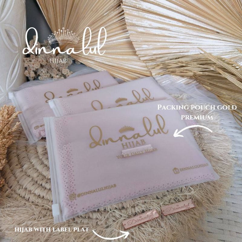 Segiempat Voal Miracle Lasercut  By Dinnalul Hijab FREE POUCH