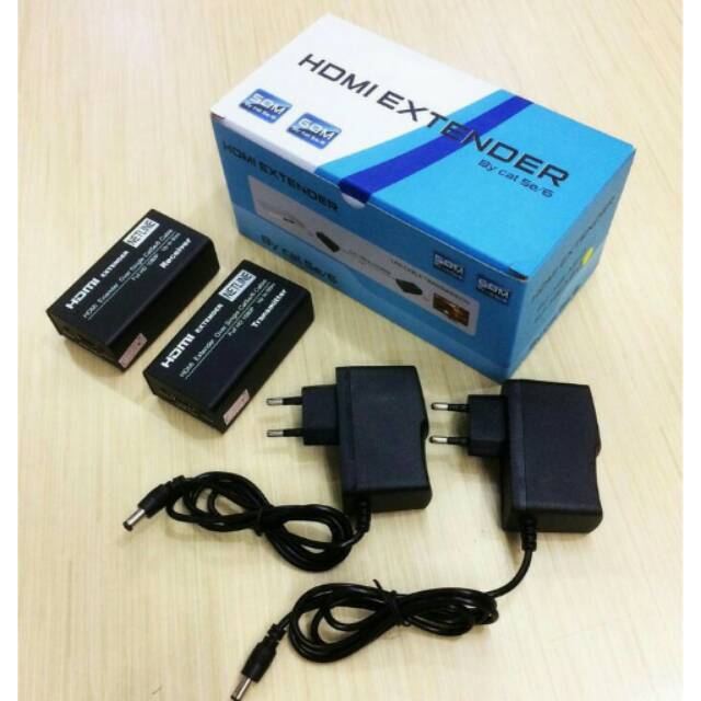 Hdmi extender 60m cat5 cat6 / hdmi extender single 60 meter high quality