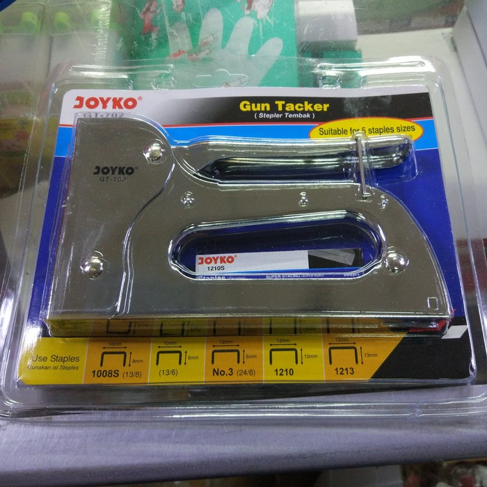 

Gun Tacker GT 702 Stapler Tembak + Bonus isi 1210S