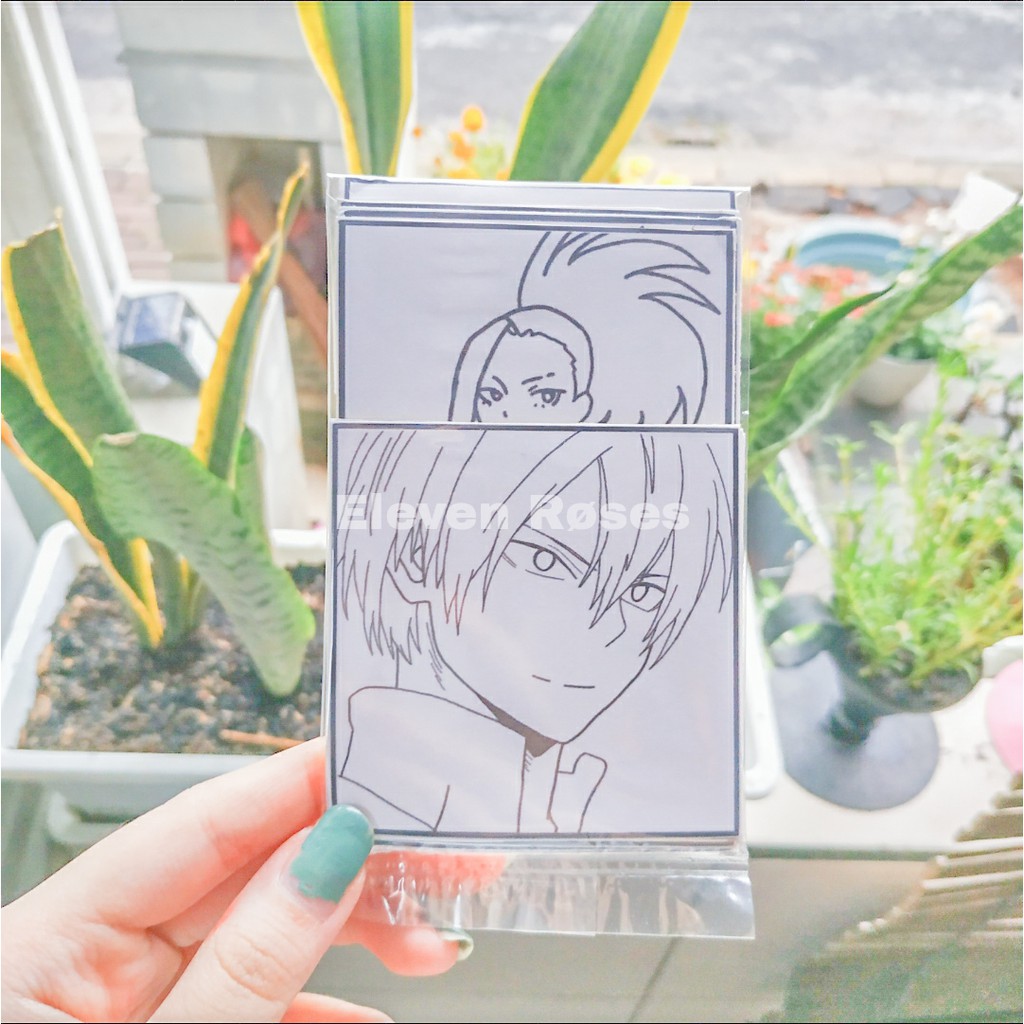 

STIKER BOKU NO HERO ACADEMIA ANIME COLOR IT YOURSELF (mohon baca deskripsi)