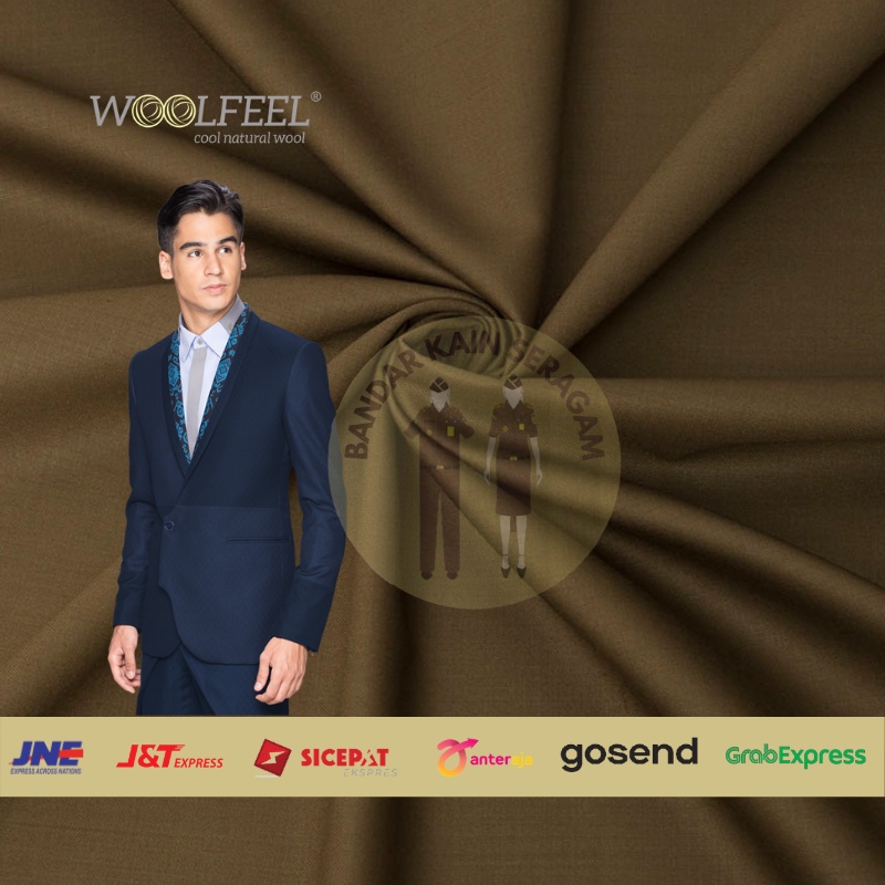 Bandar Kain Woolfeel seragam kejaksaan pdh pdl by Maxistyle per 10 cm