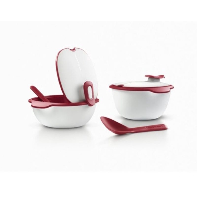 Warmie Tupperware Set / wadah makanan kedap udara dan tahan panas