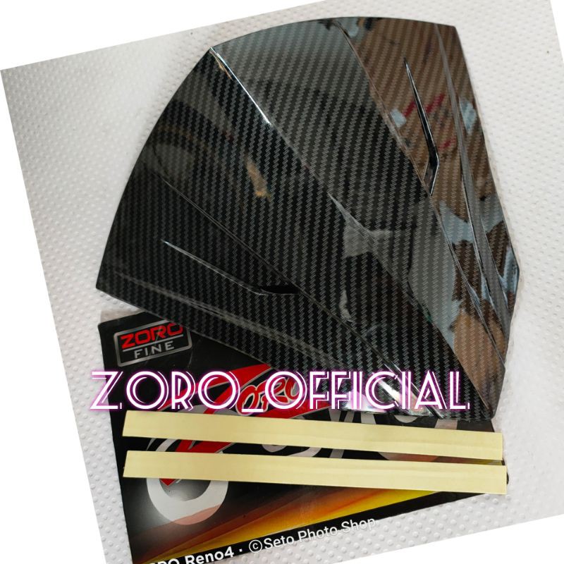 Visor Beat Fi 2014-2016 Motif Carbon untuk Tampilan Motor