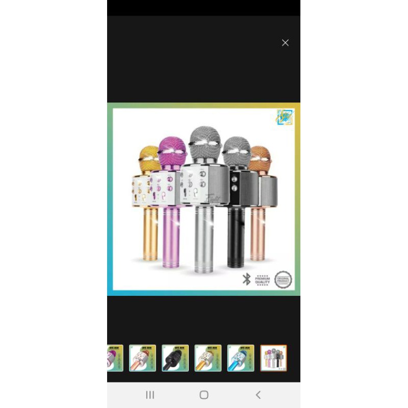 mikrofon menyanyi bluetooth
