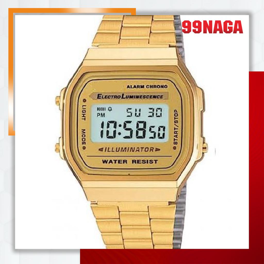 JAM TANGAN DIGITAL MODEL CASIO LED SPORT 168 BISA COD