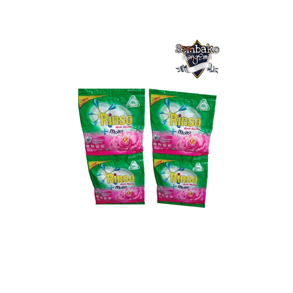 Rinso Bubuk Sachet - 1 Renceng isi 6 @44gr