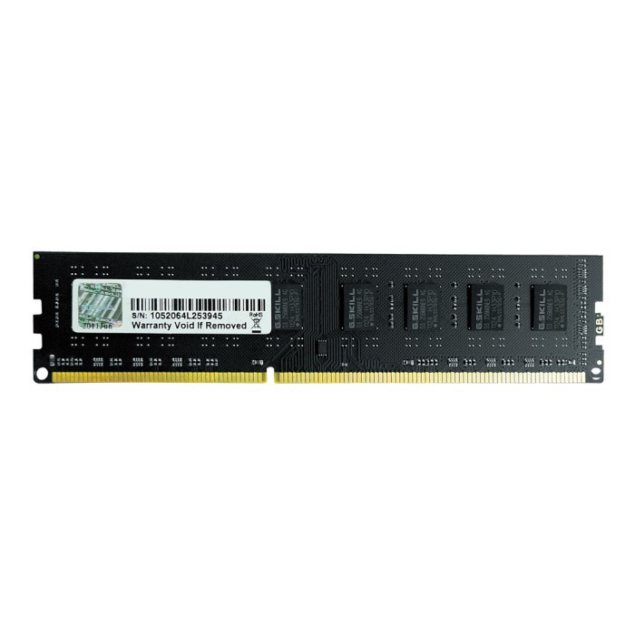 RAM G-Skill Value DDR3 4GB PC 12800 Single Channel Memory PC1600-F3-1600C11S 4GNT