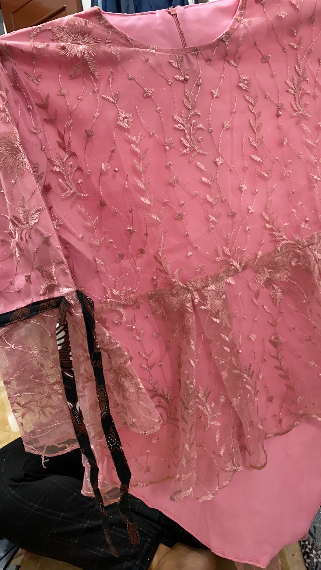 Maura Couple - Sania Ruflle Batik Couple Ori Ndoro Jowi Garansi Termurah Shopee - Modern Batik Solo