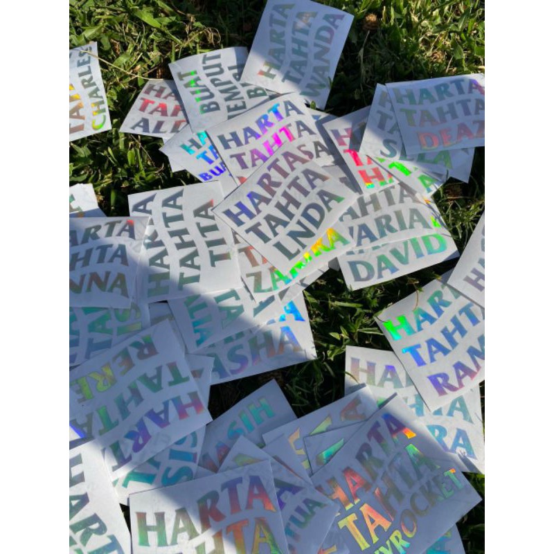 

Stiker Cutting Bebas Custom Nama