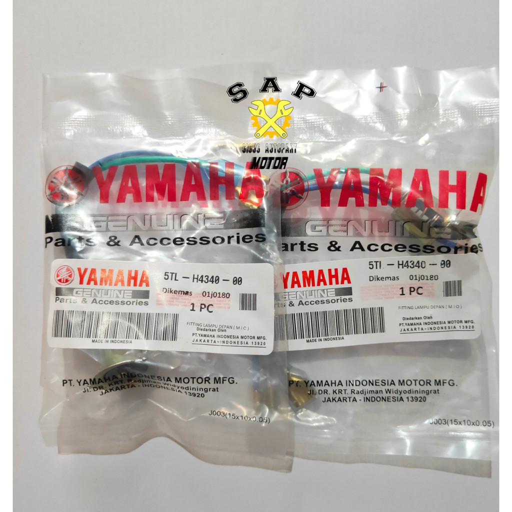 Fitting Lampu Depan Mio / Soket Lampu Jupiter Vega R FIZ R / Fitting Lampu Depan Yamaha