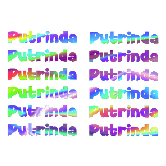 Sticker Nama Cutting / Cutting Sticker Nama Custom / Termurah