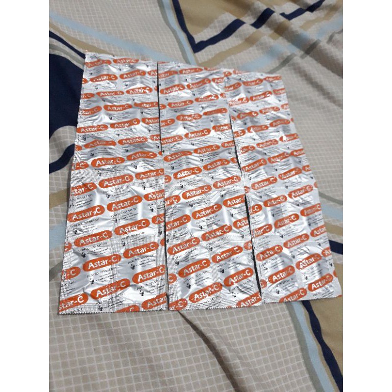 Astar C suplemen daya tahan tubuh vitamin C Yarindo Farmatama original murah obral 1 strip isi 10
