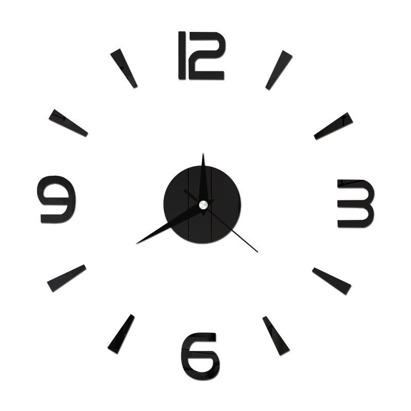 Jam DIY Dinding Besar Diameter 40cm Silent Original / Jam Dinding Tempel 3D / Jam Creative Tembok-MOTIF 1