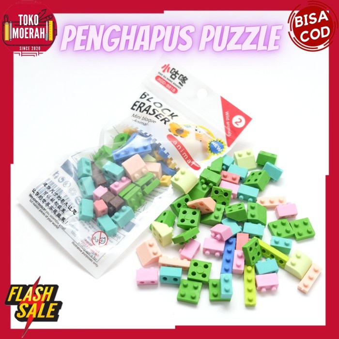 

Hemat Penghapus Pensil Berbentuk Puzzle / Penghapus Lucu Dijual Grosir/Ecer! Terbatas