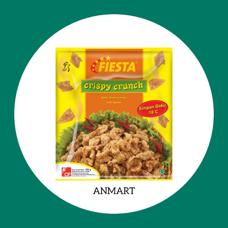 

ANMART | 300gr Fiesta Crispy Crunch / Kulit Ayam | Frozen Food | Sayur Online