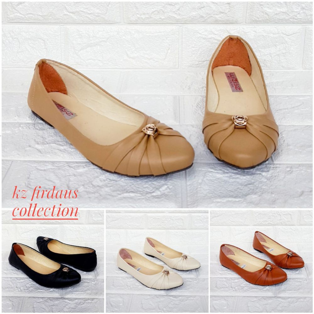 Sepatu wanita terbaru flatshoes balet ukuran 37-40