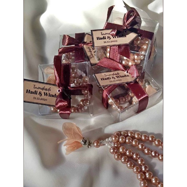 (MIKA SAJA) Kotak Mika Souvenir Untuk Kemasan Bros dan Gantungan Kunci