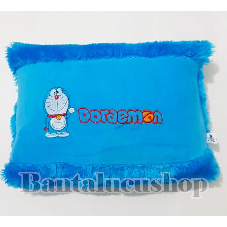 Bantal Karakter Doraemon Bantal Bulu Lasfur Ukuran Standar Dewasa