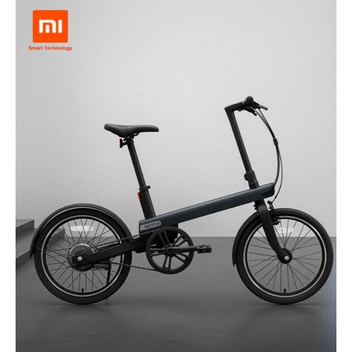 SEPEDA ELEKTRIK XIAOMI QICYCLE EC1 SMART BICYCLE ELECTRIC 20 INCHES HITAM BLACK