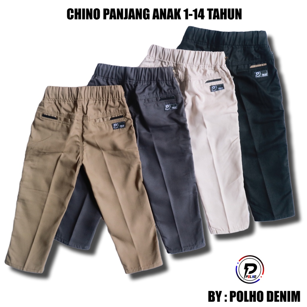 Celana Chino Anak Panjang usia 1-14tahun