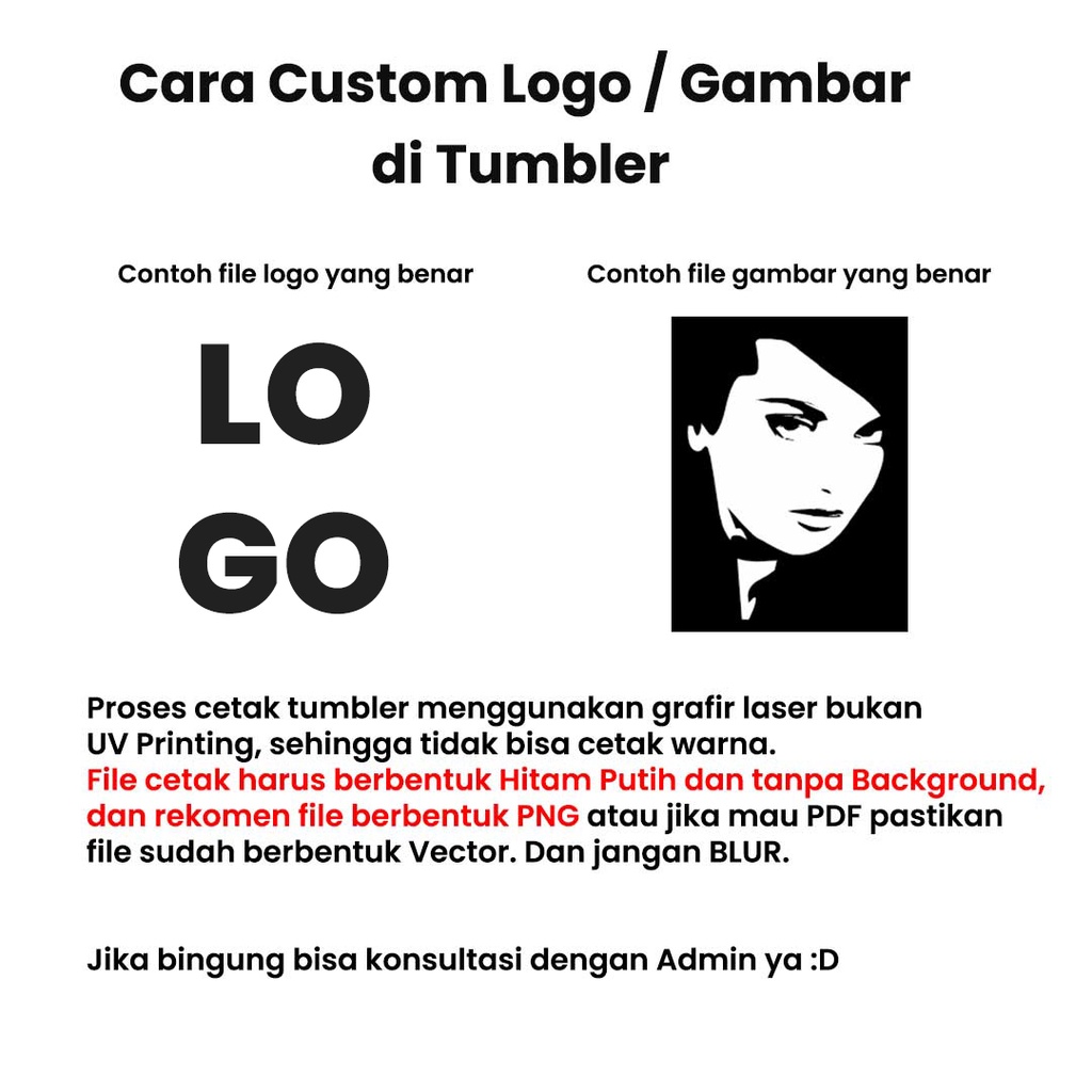 [GROSIR] Tumbler Casual Custom Nama Logo Tumblr Botol Air Minum Tumbler Niagara Custom Nama Logo