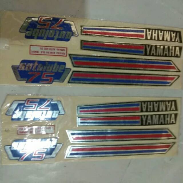 Emblem yamaha v75