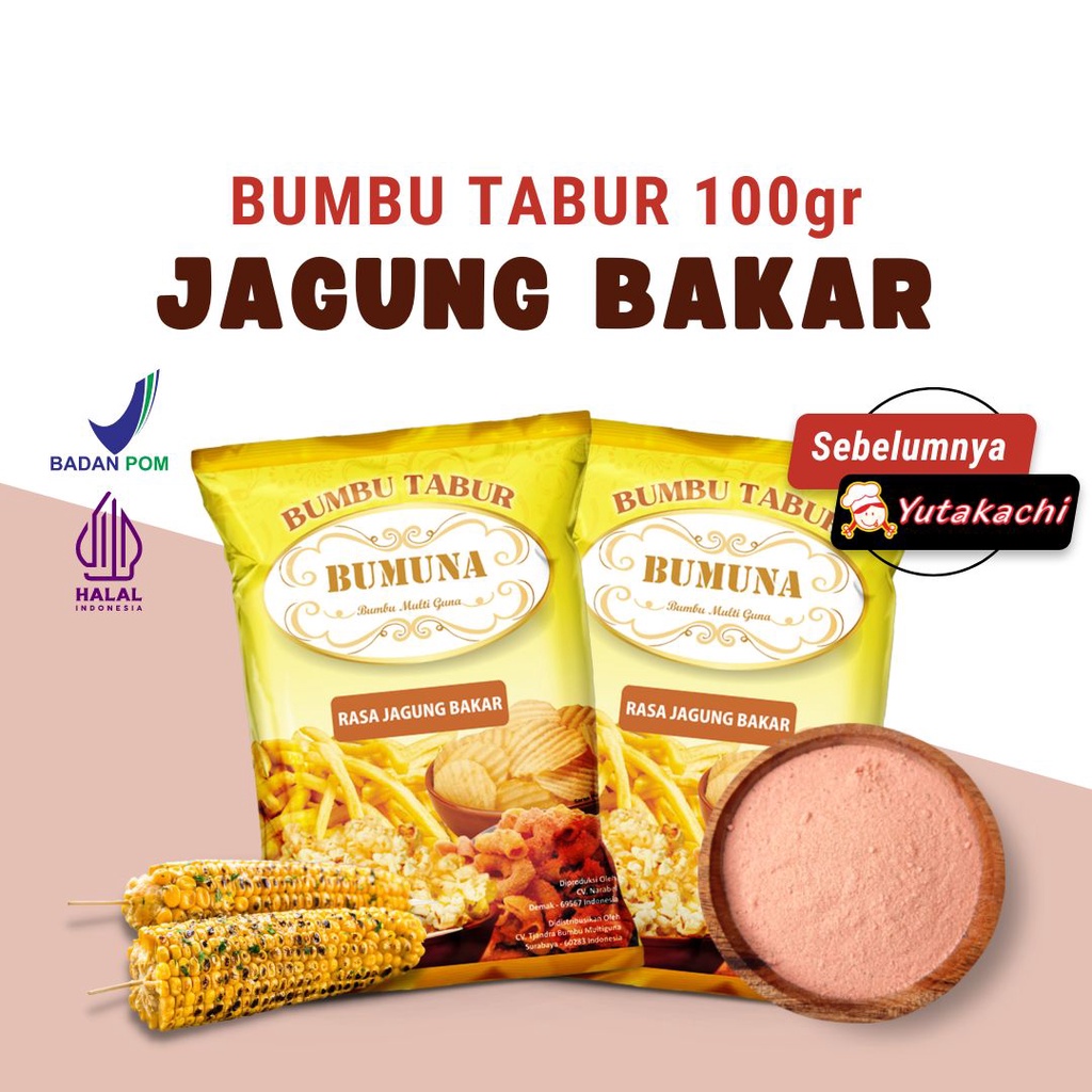 PAKET BUMBU TABUR CEMILAN 2 (BBQ + Jagung Bakar + Balado) BUMUNA Bumbu Tabur Premium