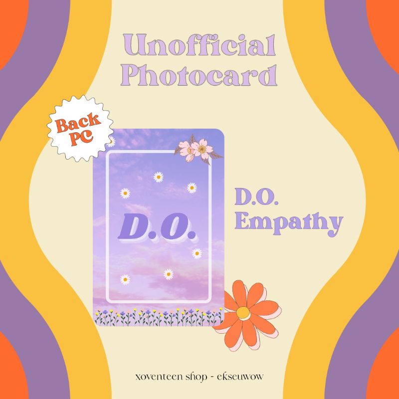 Unofficial PC Photocard EXO D.O. Solo Album "Empathy" (fanmade)