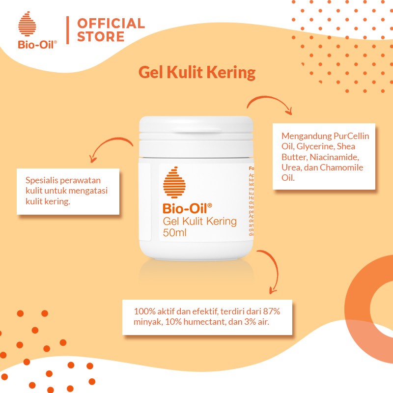 Bio Oil -  Gel  Kulit Kering 50ml