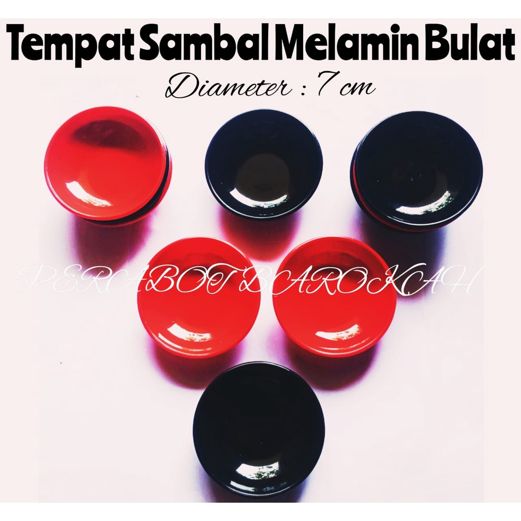 Piring Sambal Melamin / Tempat Sambal Melamin