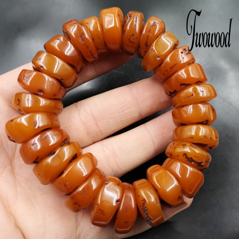 Gelang Manik-Manik Abacus Amber Beeswax Untuk Aksesoris Perhiasan