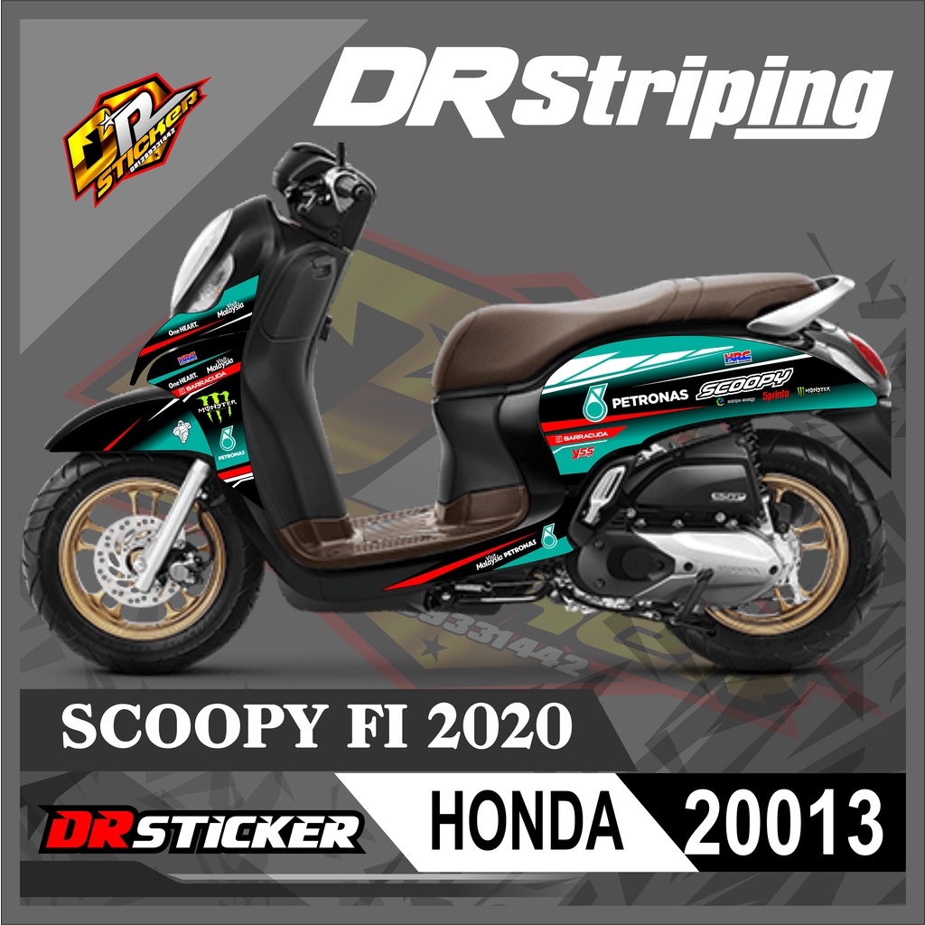 20013 Striping Scoopy New 2020 - Striping Scoopy Petronas
