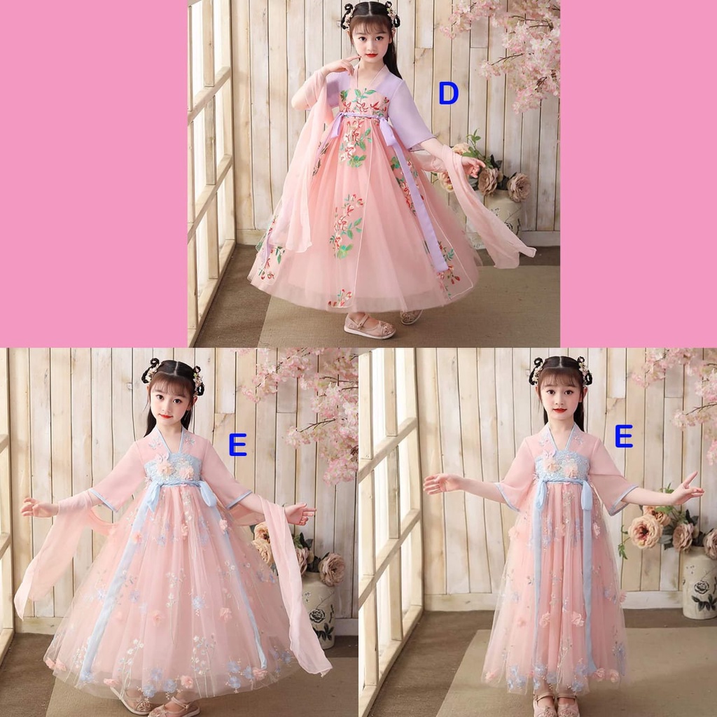 Dress Hanbok Dynasty Anak Perempuan