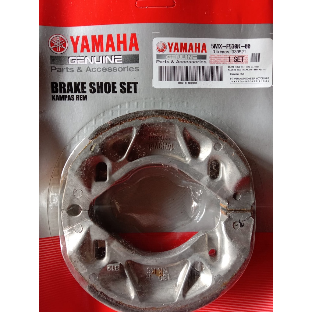 Kampas rem Belakang Yamaha Mio Jupiter Vega Bison Soul MX Xeon 5MX F530K 00 1S7 F530K 00
