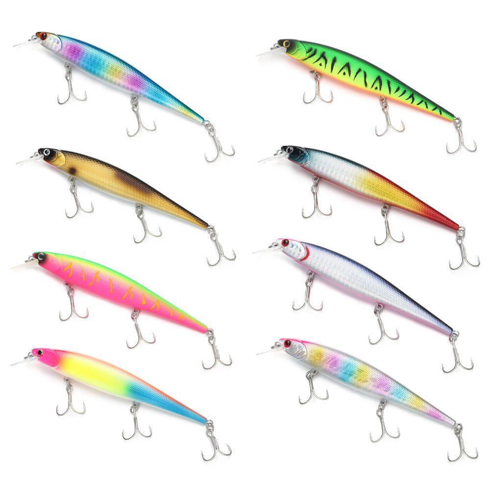 Top 140mm 16g Memancing Umpan Air Laut Mengambang Wobbler Panjang Casting Lure