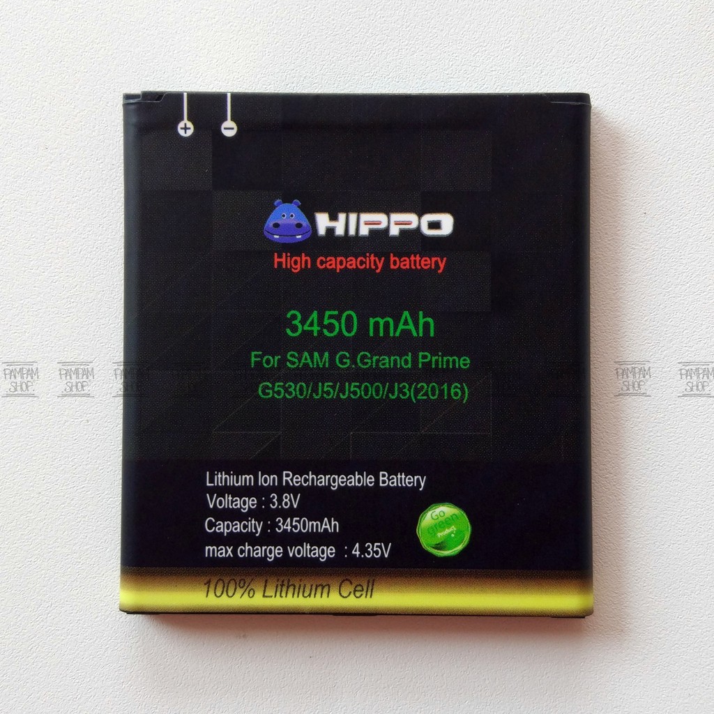 Baterai Hippo Double Power Original Samsung Galaxy Grand Prime G530 Ori Batre Batrai Hipo SM-G530