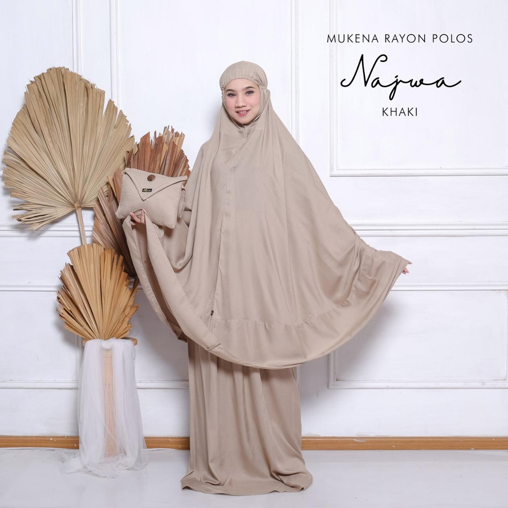 PUSAT MUKENA TASIK - MUKENA DEWASA POLOS RAYON NAJWA