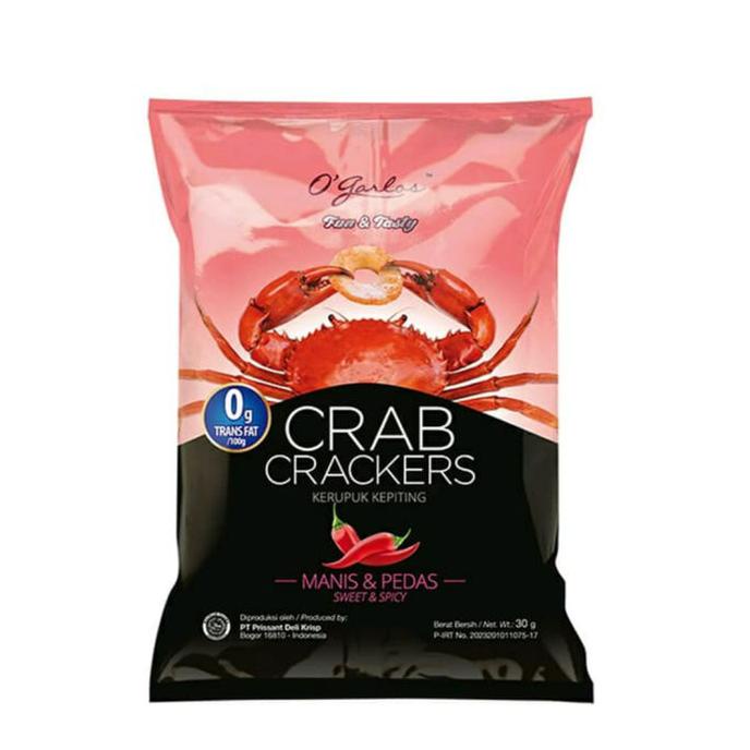 

(:(:(:(] O Carlos Crab Crackers Sweet & Spicy 30 gr