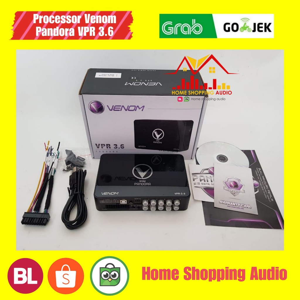Processor Venom Pandora VPR 3.6 DSP 6 Channel Build Power 4 Channel Processor Baby Pandora 3.6 DSP N