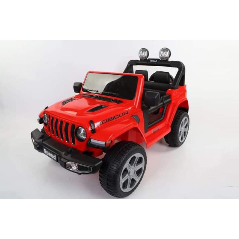 Mobil aki anak Jeep Rubicon , BAN KARET JOK KULIT