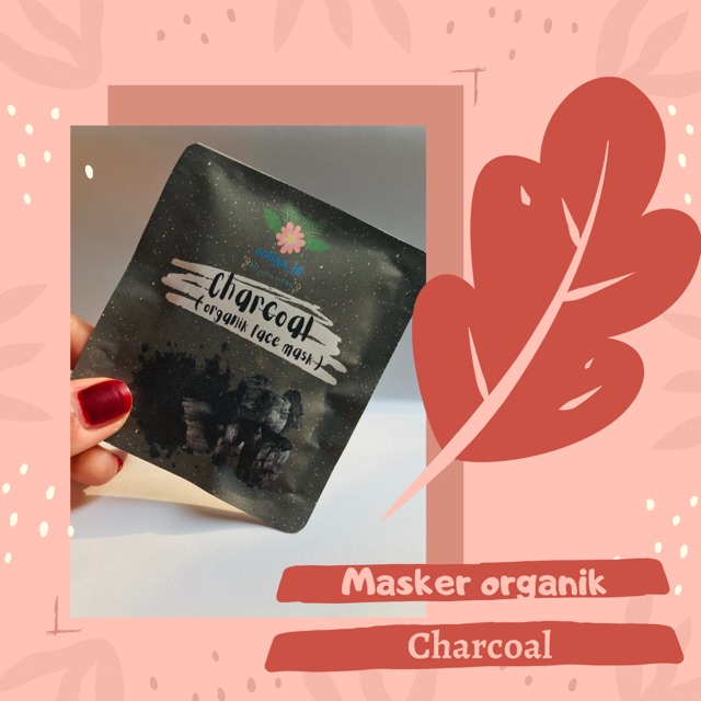 MASKER ORGANIK PREMIUM CHARCOAL , 10gram , OPEN RESELLER DAN DROPSHIP
