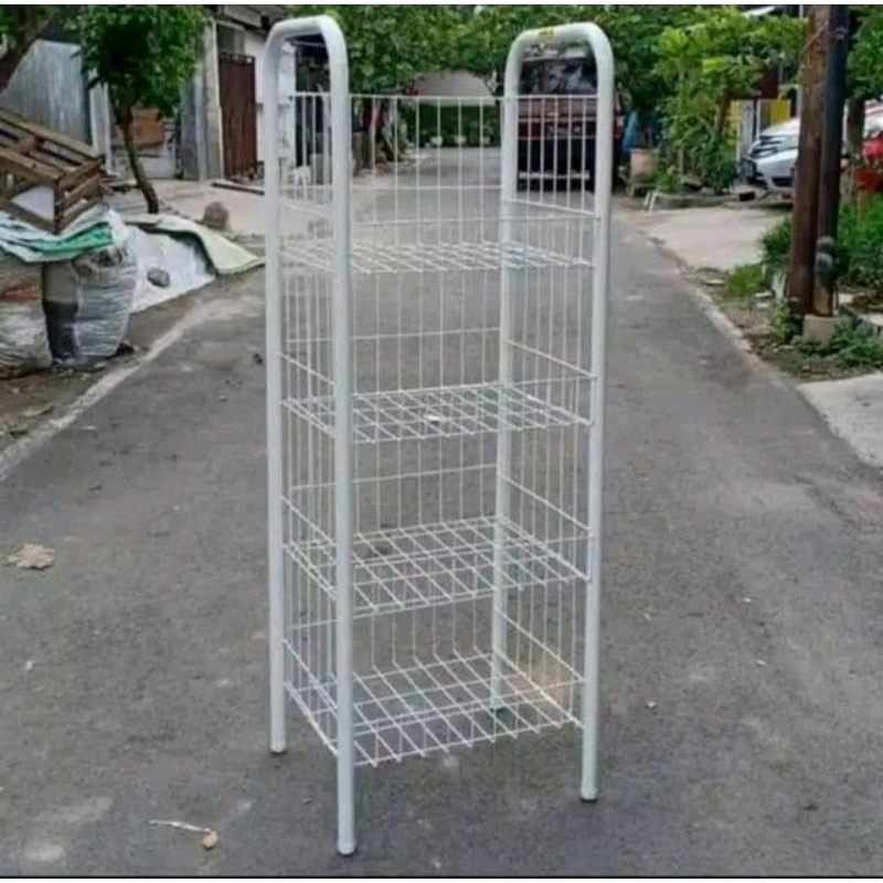 RAK CHIKI - RAK CIKI - RAK WARUNG SUSUN 4 JUMBO