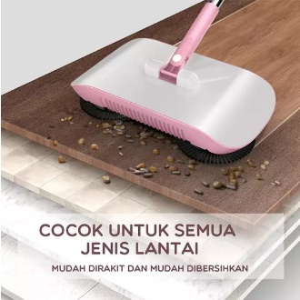 SAMONO SCM005 2in1 Mesin Sapu Pel Otomatis Serbaguna Ultra Broom Rotate Cleaning Sapu 360 Derajat