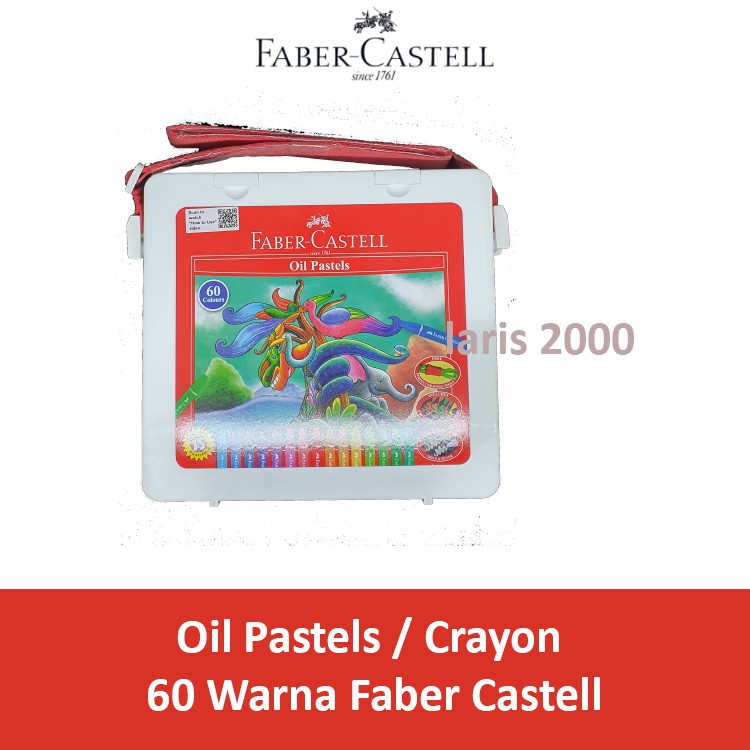 

Oil Pastel / Crayon Faber Castell 60 Warna