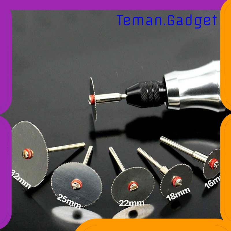TG-DG543 BONGKIM KEPALA GERGAJI 5 PCS WITH 1 MANDREL FOR DREMEL ROTARY