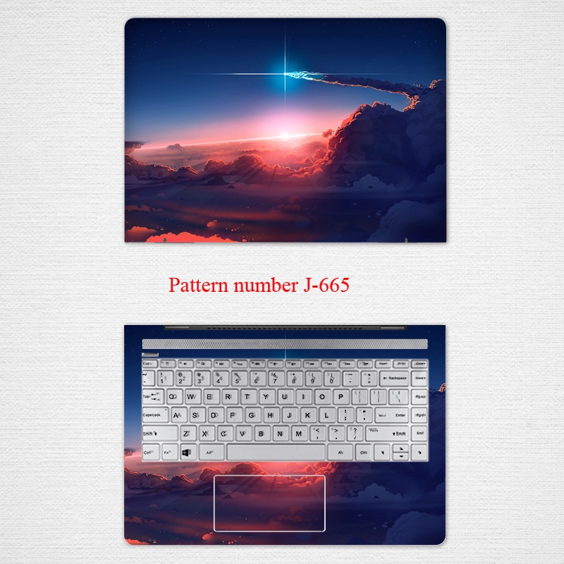 Computer Stickers Computer Laptop Skin Vinyl 2 Sides Laptop Skin for 11/12/13/14/15/17 Inch Lenovo Yoga Duet Notebook Film Thinkbook13s / 15p / 14g2 Yangtian S550 Ruilong Version S540 Wei6-15itl Protective Film V14-iwl Computer Sticker Simple Complete Set