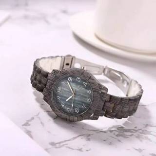 TERMURAH Jam Tangan Wanita Motif Kayu  Fashion Korea  