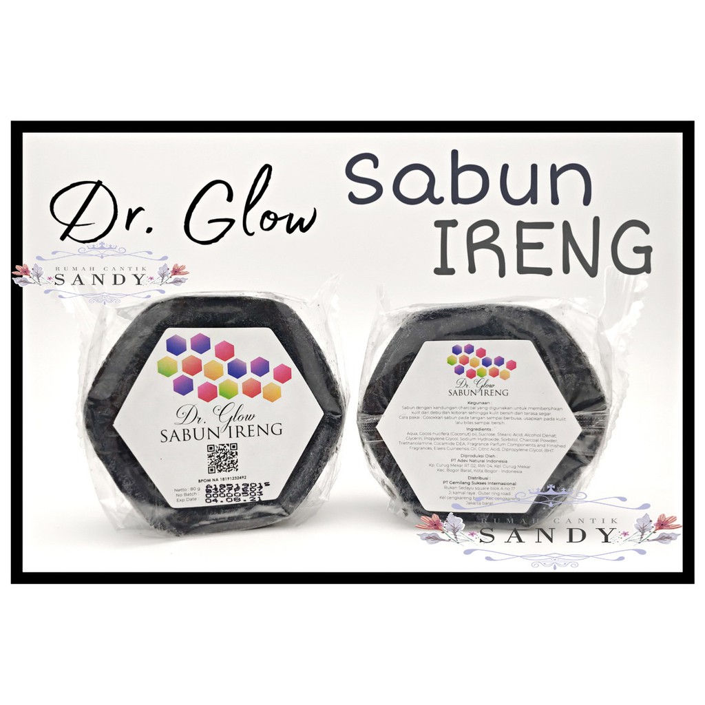 Dr Glow Sabun IRENG ~ Sabun Bulus Hitam MBAK IRENG BPOM