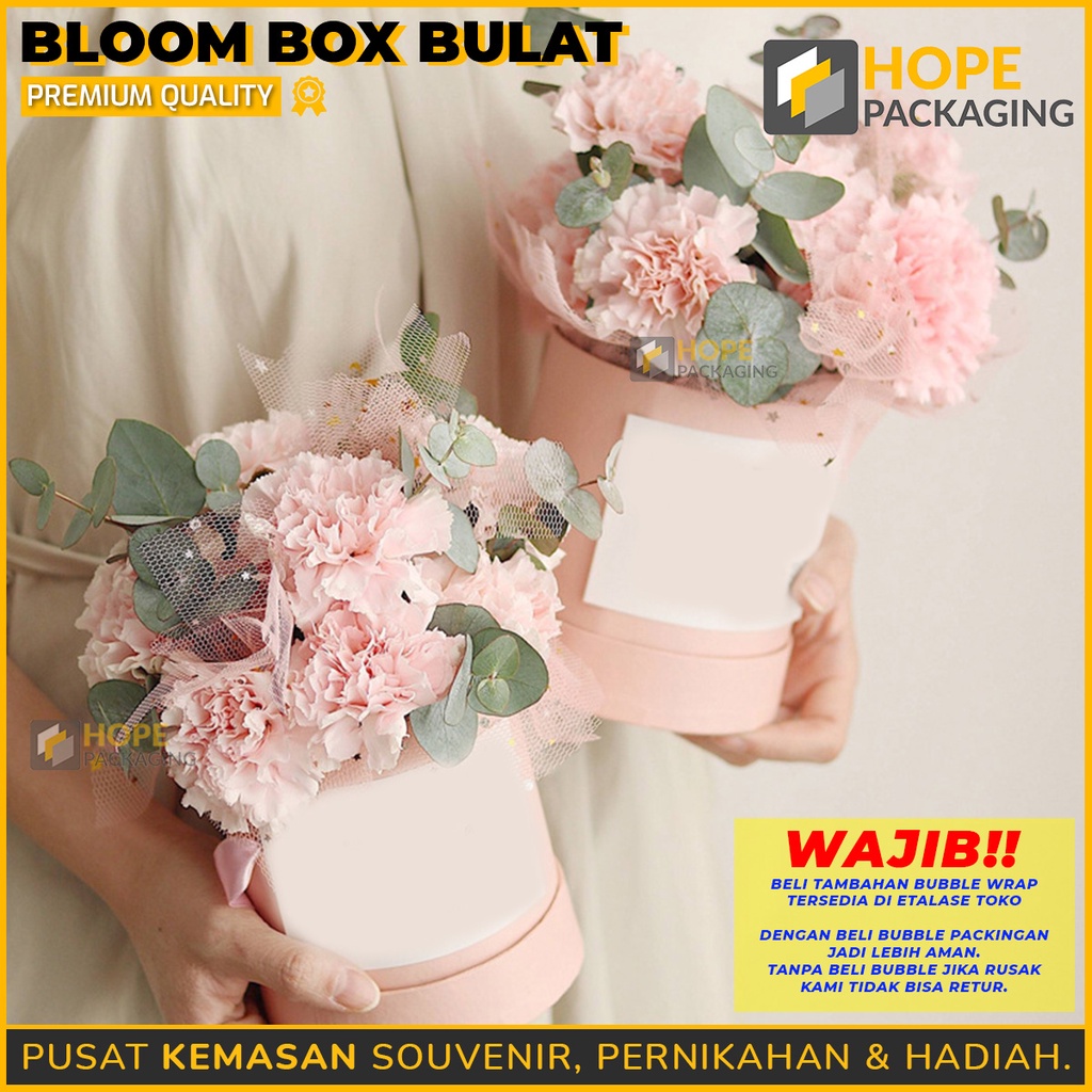 Kotak Box Mika Hantaran / Seserahan Sangjit model korea Souvenir bloom box  Seserahan